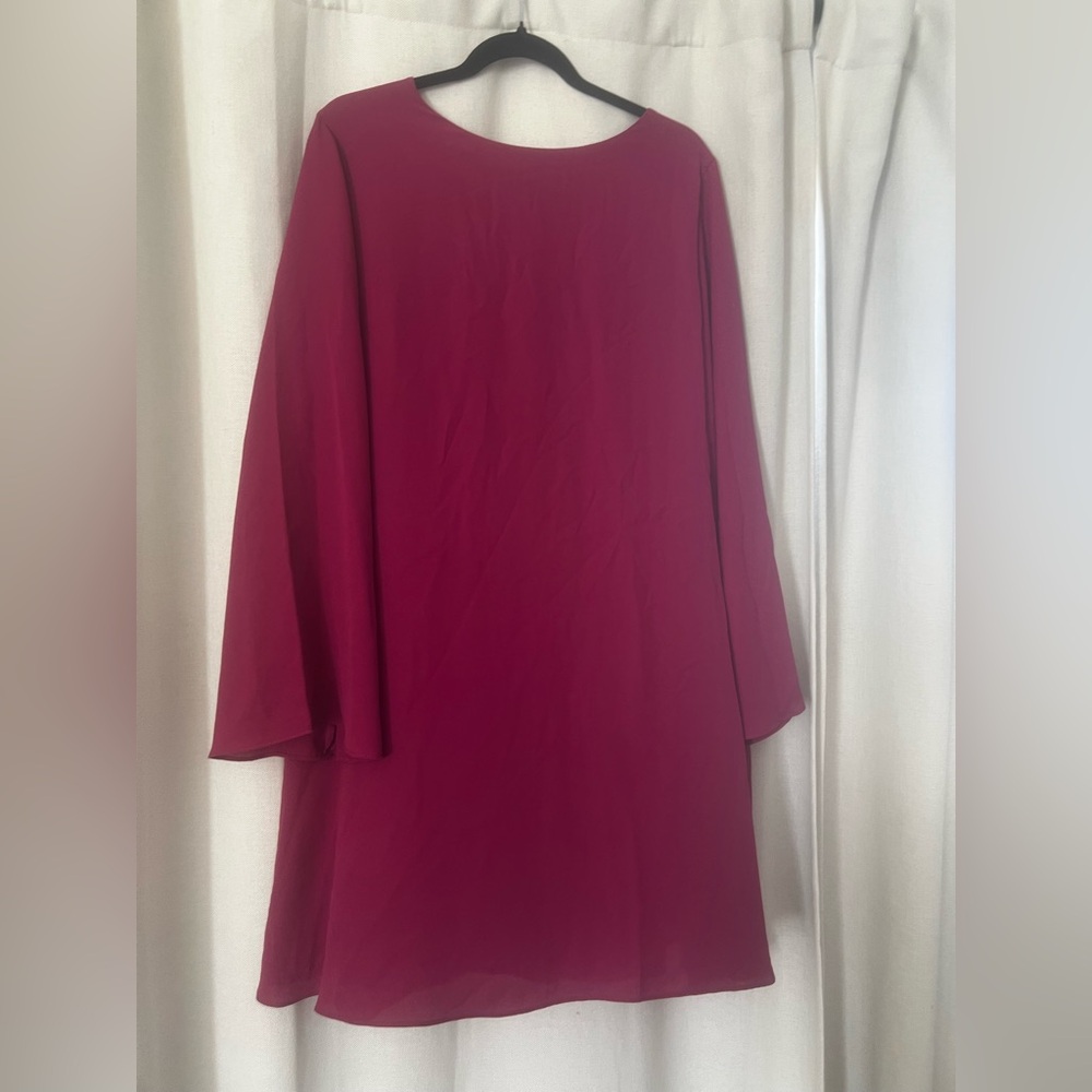 Pinkblush Berry Long-Sleeve Swing Dress